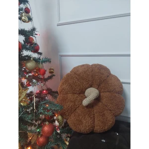 3D Bal Kabağı Dekoratif Peluş Kırlent