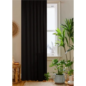 Home Color Home Siyah Petek Kadife Dokulu Fon Perde Düz Dikişli Ekstrafor Büzgü 1.sınıf Kalite