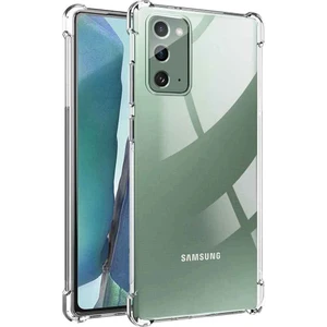 Smart Tech Samsung Galaxy Note 20 Shock Absorbing Darbe Emicili Şeffaf Silikon Kılıf