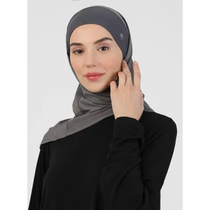 Spor Şal - Koyu Gri - Ecardin