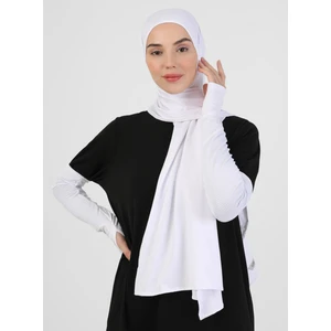 2`li Şal&kolluk Seti - Beyaz - Ecardin