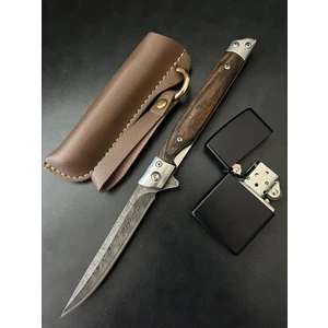 Kamp Outdoor M 390 Damascus Düz Ağız  Çakı Seti