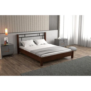 Koç Tek Yapı Yap-Sa Home Feza-Metal Başlıklı Doğal Ahşap Karyola