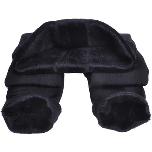 Unisex Kışlık Içlik Siyah Sıcak Tutan Yüksek Bel Termal Peluş Tayt  TRML001