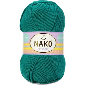 Elit Baby (Anti-Pilling) El Örgü Ipi Ipliği Yünü Renk KODU:10327-ZÜMRÜT