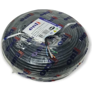Cat6 Kablo 24AWG Dış Ortam 100MT Siyah