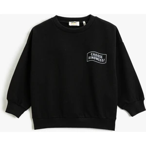 Kız Çocuk Sweatshirt Siyah 3SKG10104AK