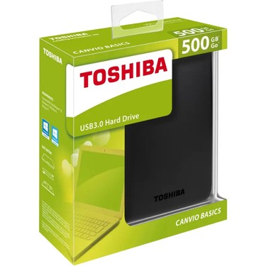 Toshiba HDTB405EK3AA Canvio Basics 500 GB 2.5 USB 3.0 Fiyatı