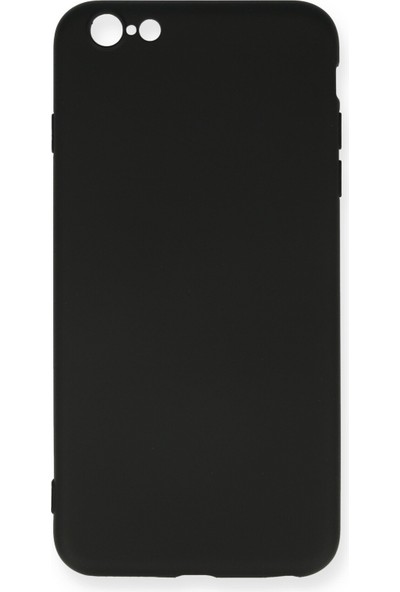 Bilişim Aksesuar Lansman iPhone 6 Plus Kılıf Nano Içi Kadife Silikon - Siyah