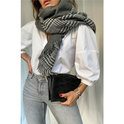Çift Taraflı Iskoç Şal Atkı
