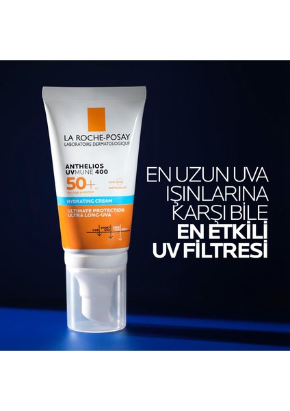 Anthelios Uvmune 400 Spf 50+ Güneş Kremi 50 mlx2 - Kuru, Kızarık ve Hassas Ciltler İçin