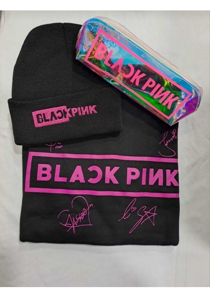 Blackpink Sweatshirt Bere Kalemlik Kombin