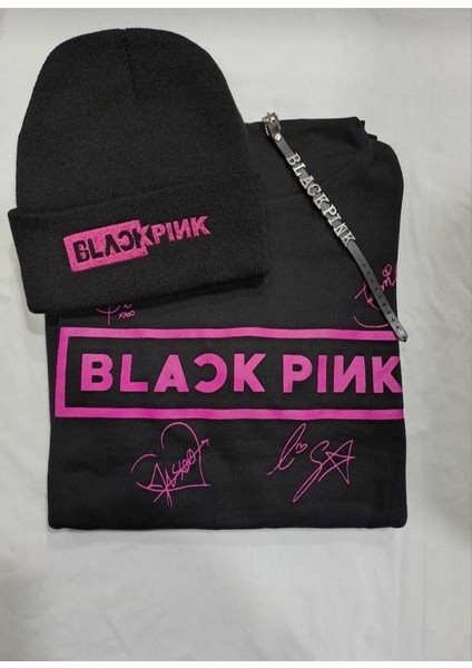 Blackpink Sweatshirt Bere Bileklik Kombin
