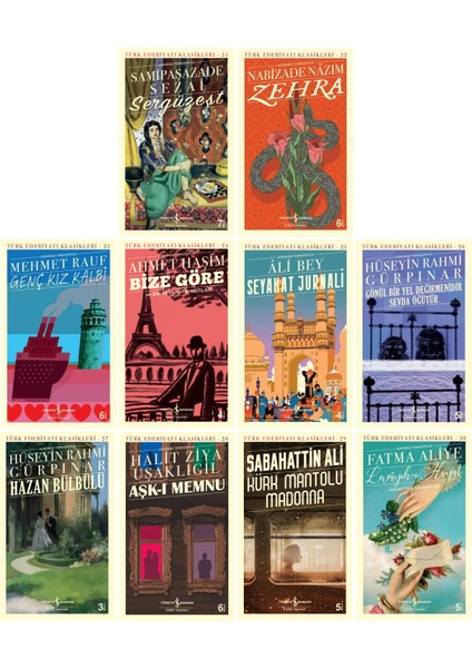 Seyahat Jurnali - Genç Kız Kalbi - Aşk-ı Memnu - 10 Kitap