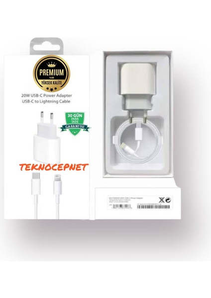 iPhone 20W Şarj Seti 11-12-13-14 Pro Max Uyumlu Şarj Seti fiyatları