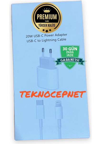 iPhone 20W Şarj Seti 11-12-13-14 Pro Max Uyumlu Şarj Seti modelleri