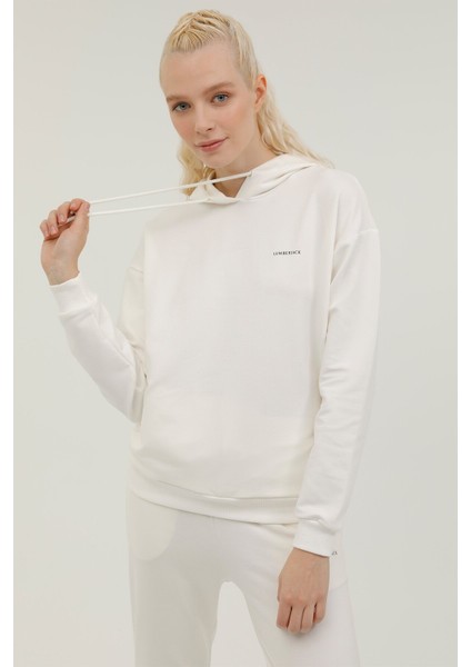 W-SN80 Basıc  2pr Ekru Kadın Sweatshirt