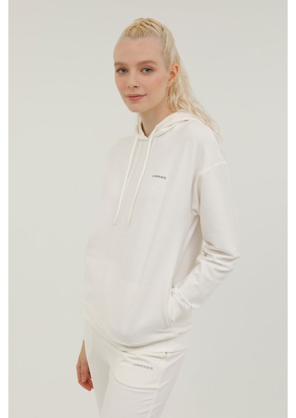 W-SN80 Basıc 2pr Ekru Kadın Sweatshirt