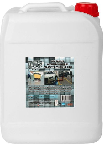 Epoksi Otomatik Ve Manuel Yüzey Temizleme Sıvısı PLUS 22/25 Litre