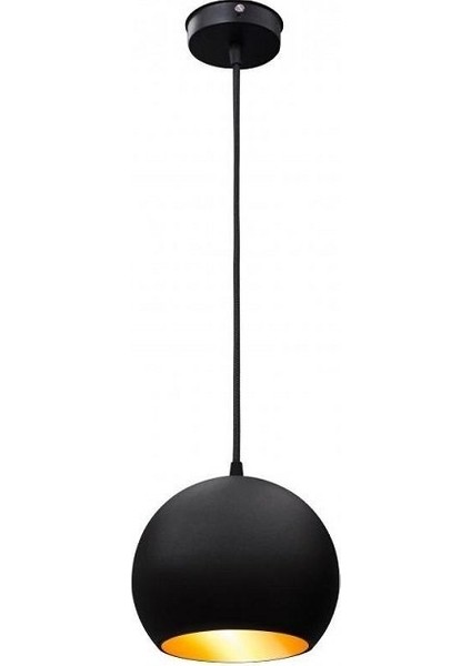 Retro1,Rustik,Vintage Kolidor,Oda,Cafeler Için E27 Duylu Tekli Metal Sarkıt Avize ÇAP:15 Cm