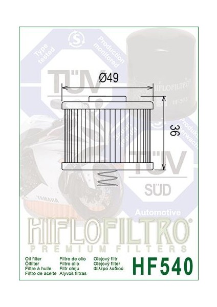 HF540 2008-2017 Bajaj Boxer Yağ Filtresi fiyatları