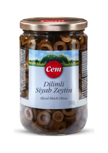 Dilimli Siyah Zeytin 720 cc