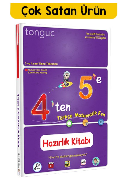 4. Sınıf Tüm Dersler Zoru Bankası ve 4'ten 5'e Hazırlık Kitabı Ile Tüm Dersler Yaprak Test