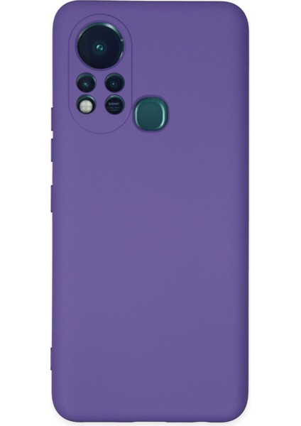 Lansman Infinix Hot 11S Kılıf Nano Içi Kadife Silikon - Mor