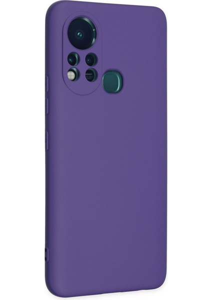 Lansman Infinix Hot 11S Kılıf Nano Içi Kadife Silikon - Mor fiyatları