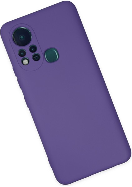 Lansman Infinix Hot 11S Kılıf Nano Içi Kadife Silikon - Mor modelleri