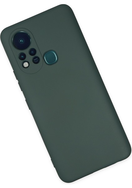Lansman Infinix Hot 11S Kılıf Nano Içi Kadife Silikon - Koyu Yeşil fiyatları