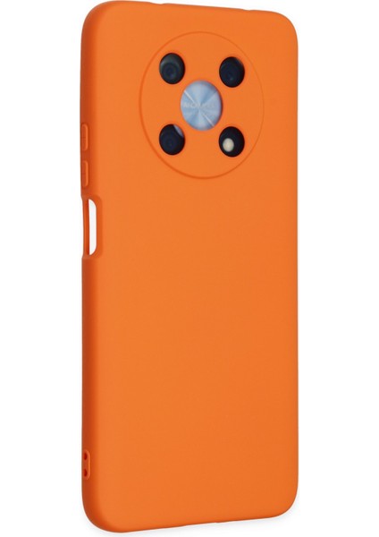 Lansman Huawei Nova Y90 Kılıf Nano Içi Kadife Silikon - Turuncu fiyatları