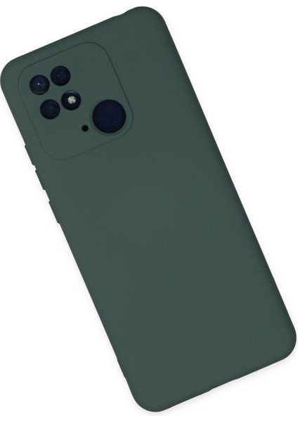 Lansman Xiaomi Poco C40 Kılıf Nano Içi Kadife Silikon - Koyu Yeşil fiyatları