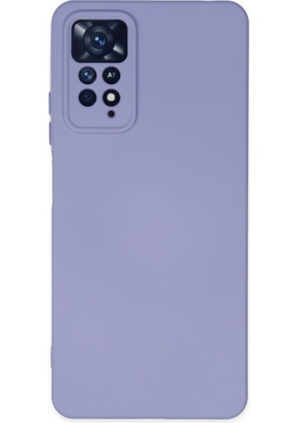 Lansman Xiaomi Redmi Note 11 Pro Kılıf Nano Içi Kadife Silikon - Lila