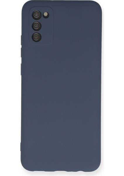 Lansman Samsung Galaxy A03S Kılıf Nano Içi Kadife Silikon - Gri
