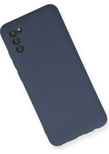 Lansman Samsung Galaxy A03S Kılıf Nano Içi Kadife Silikon - Gri