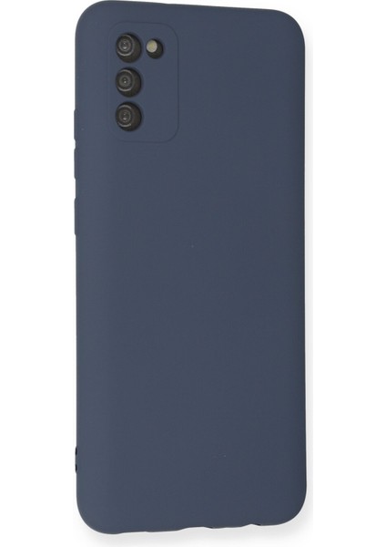 Lansman Samsung Galaxy A03S Kılıf Nano Içi Kadife Silikon - Gri