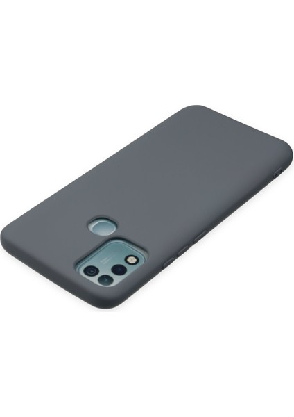 Lansman Infinix Hot 10 Play Kılıf Nano Içi Kadife Silikon - Gri