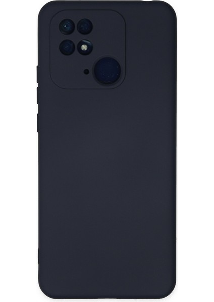 Lansman Xiaomi Poco C40 Kılıf Nano Içi Kadife Silikon - Lacivert