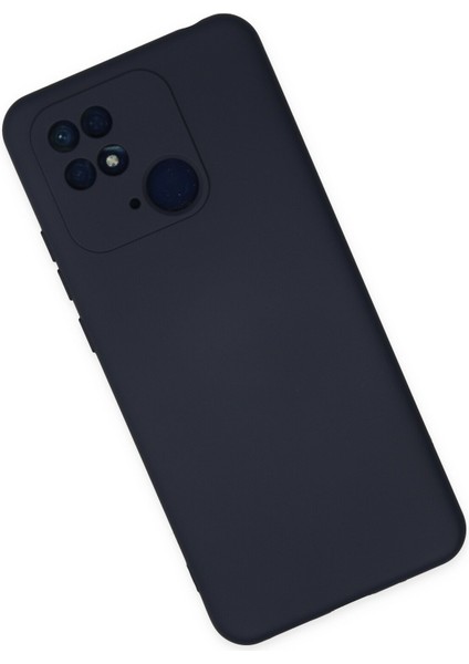 Lansman Xiaomi Poco C40 Kılıf Nano Içi Kadife Silikon - Lacivert fiyatları