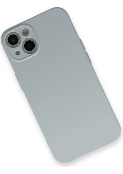 Lansman iPhone 13 Kılıf Nano Içi Kadife Silikon - Buz Mavisi modelleri