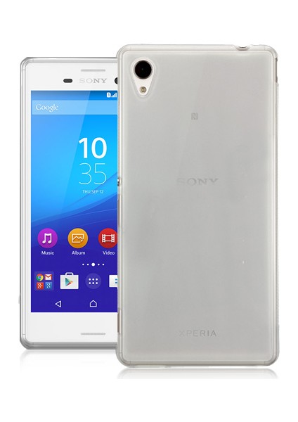 Sony Xperia M4 Aqua Kılıf Soft Silikon Şeffaf Arka Kapak