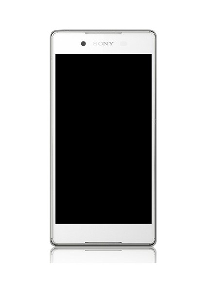 Sony Xperia Z4 Kılıf Soft Silikon Şeffaf-Siyah Arka Kapak