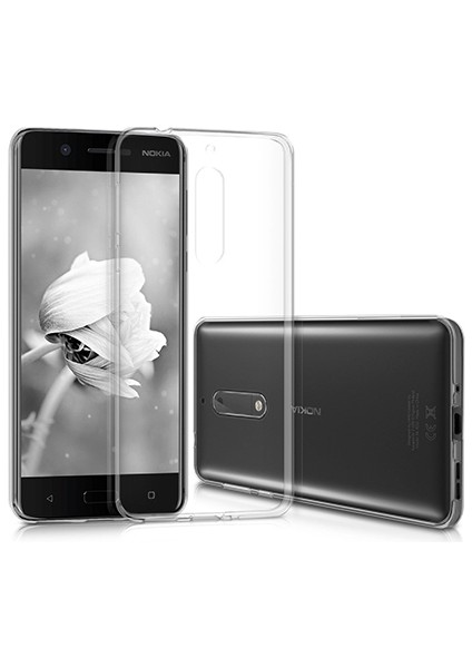 Nokia 6 Kılıf Soft Silikon Şeffaf Arka Kapak