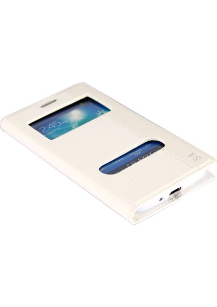 S6 (G920) Gizli Mıknatıslı Pencereli Magnum Kılıf Beyaz modelleri