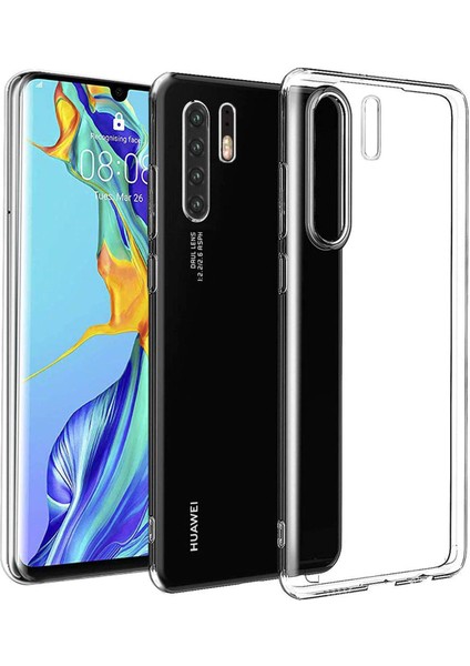 Huawei P30 Pro Kılıf Soft Silikon Şeffaf Arka Kapak