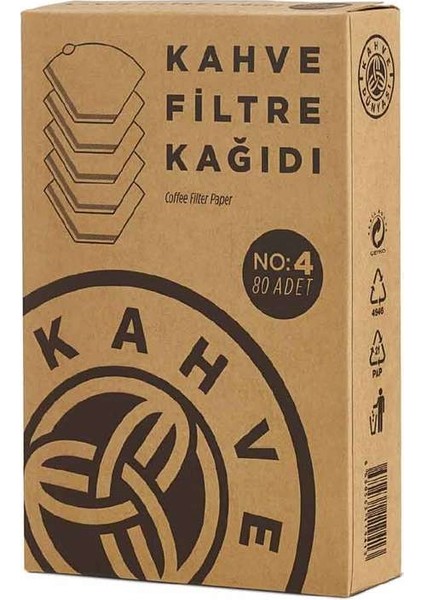 Kahve Filtre Kağıdı 80 Adet