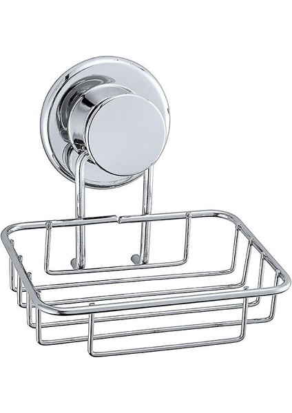 Oval Katı Sabunluk Yapışkanlı Vantuzlu Köşeli Pirinç Sabunluk