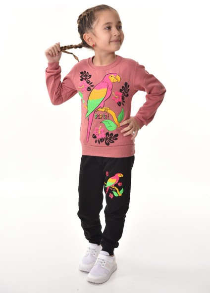 Kız Çocuk Papağan Baskılı Eşofman Takım fiyatları