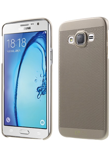 Samsung Galaxy On7 (G600) Loopee Point Sert Arka Kapak Gold